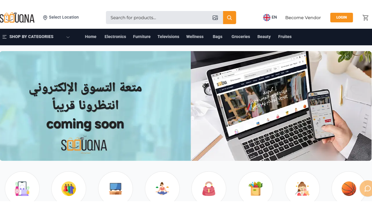📦 Soouqna.com – Full-Stack eCommerce Website & Mobile App Development